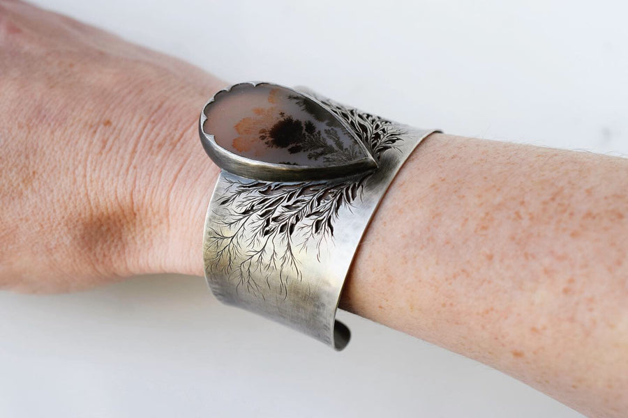 Dendritic Agate Cuff 3