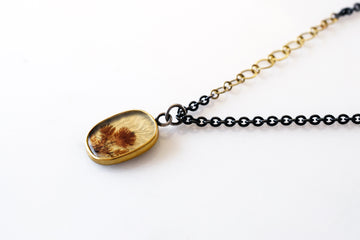 Sepia Dendritic Agate Necklace