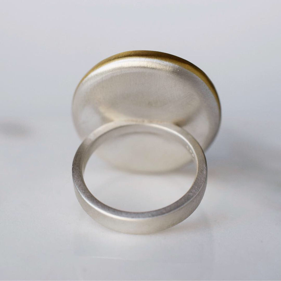 Grand Afterimage Dendritic Agate Ring