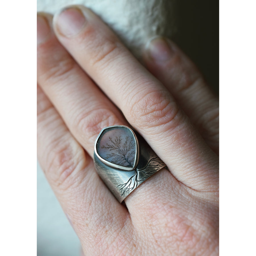 Old Growth Dendritic Agate Ring
