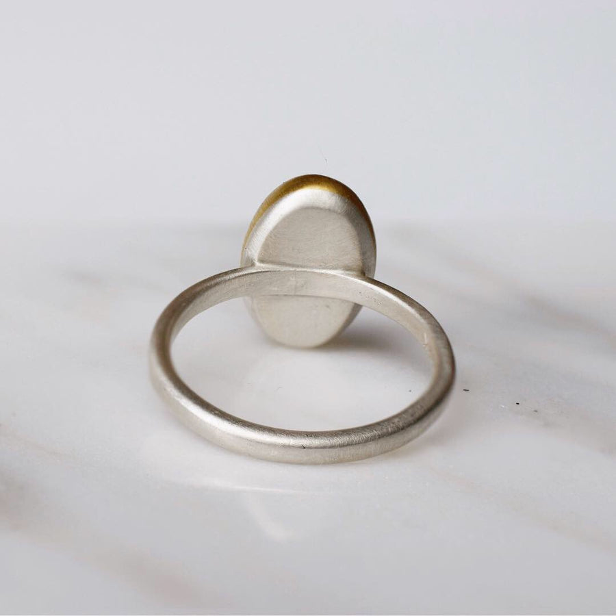 Flame Agate Ring