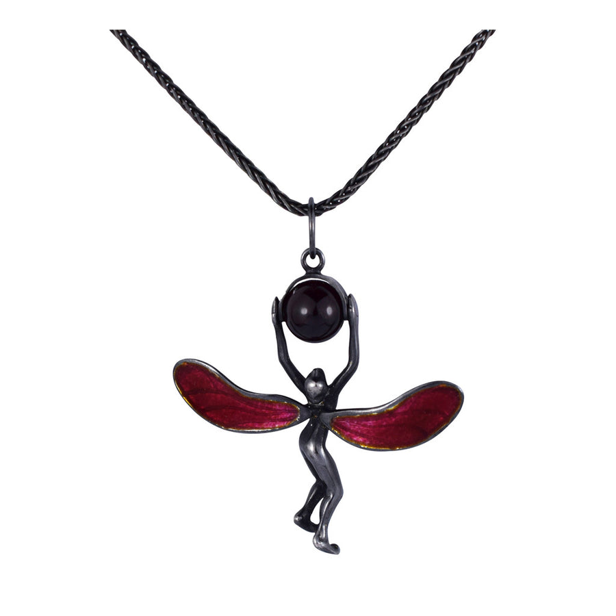 Red Winged Black Lady