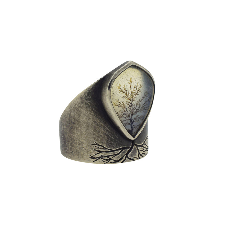 Old Growth Dendritic Agate Ring