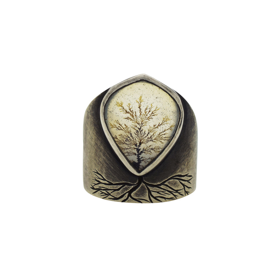 Old Growth Dendritic Agate Ring