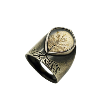 Old Growth Dendritic Agate Ring